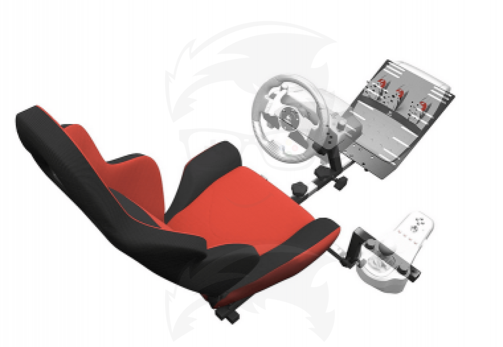 Racing Wheel Stand with seat Driving Seat Racing Racing Wheel Stand with seat Driving Seat Racing